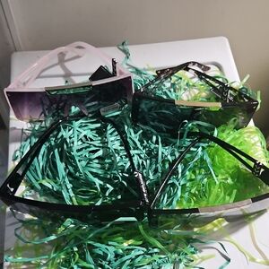 4 Fashion Shield Sunglasses - Black, Pink, Tortoise